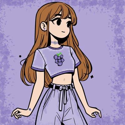 girl in a cute crop top