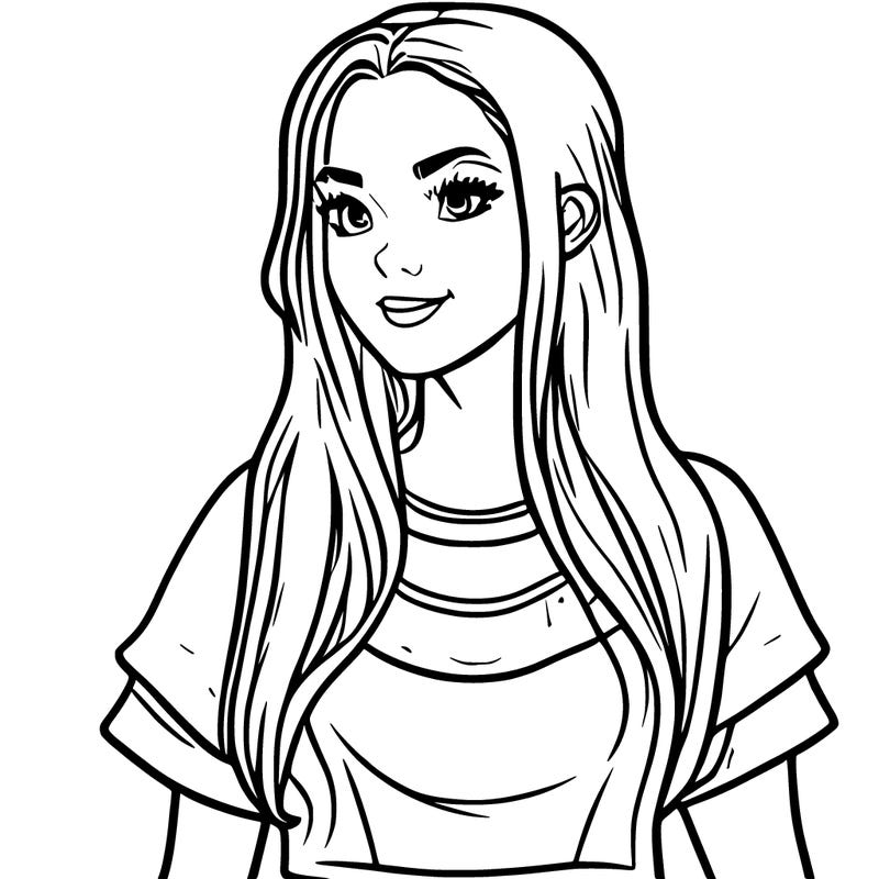cartoon girl
