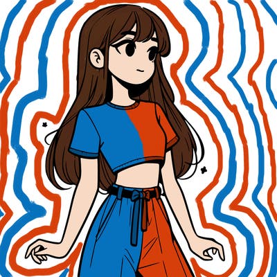 girl in a cute crop top