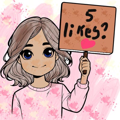 realistic girl holding up a sign