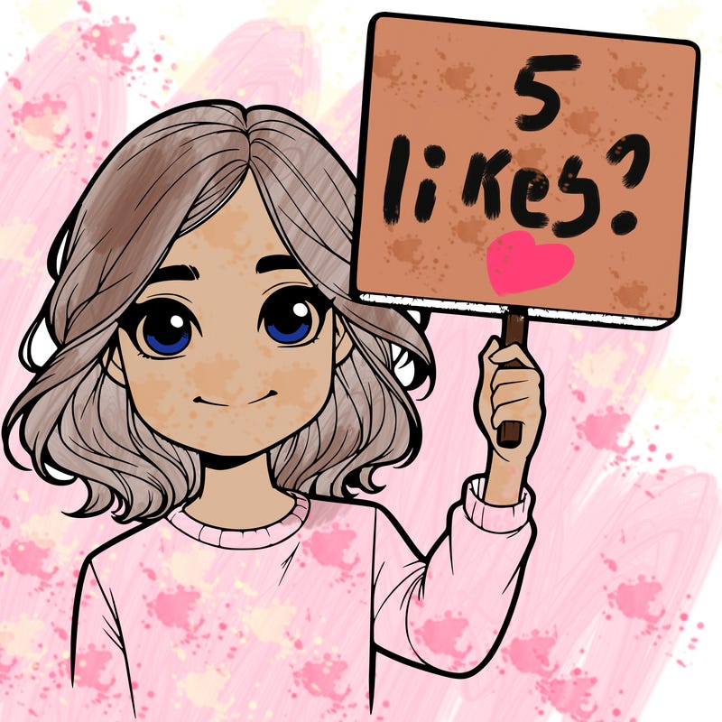 realistic girl holding up a sign