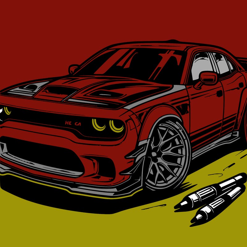 hellcat the car