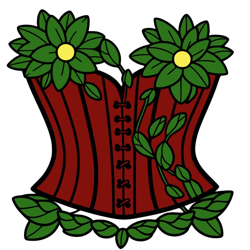 flower corset