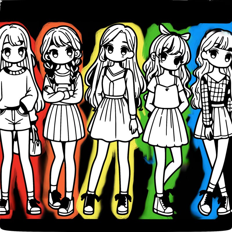 a lot of girls