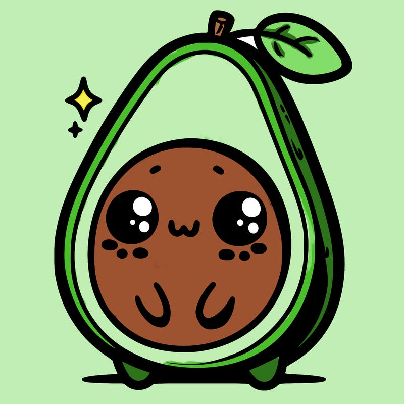 cute avocado