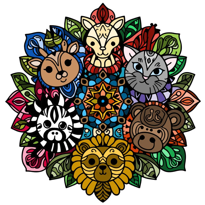 animal mandala