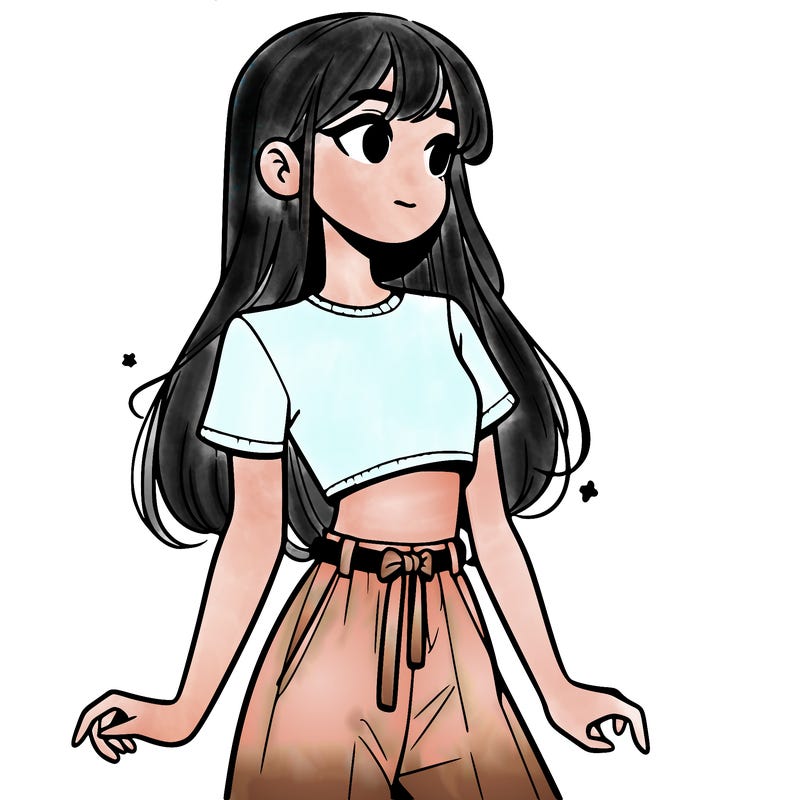 girl in a cute crop top