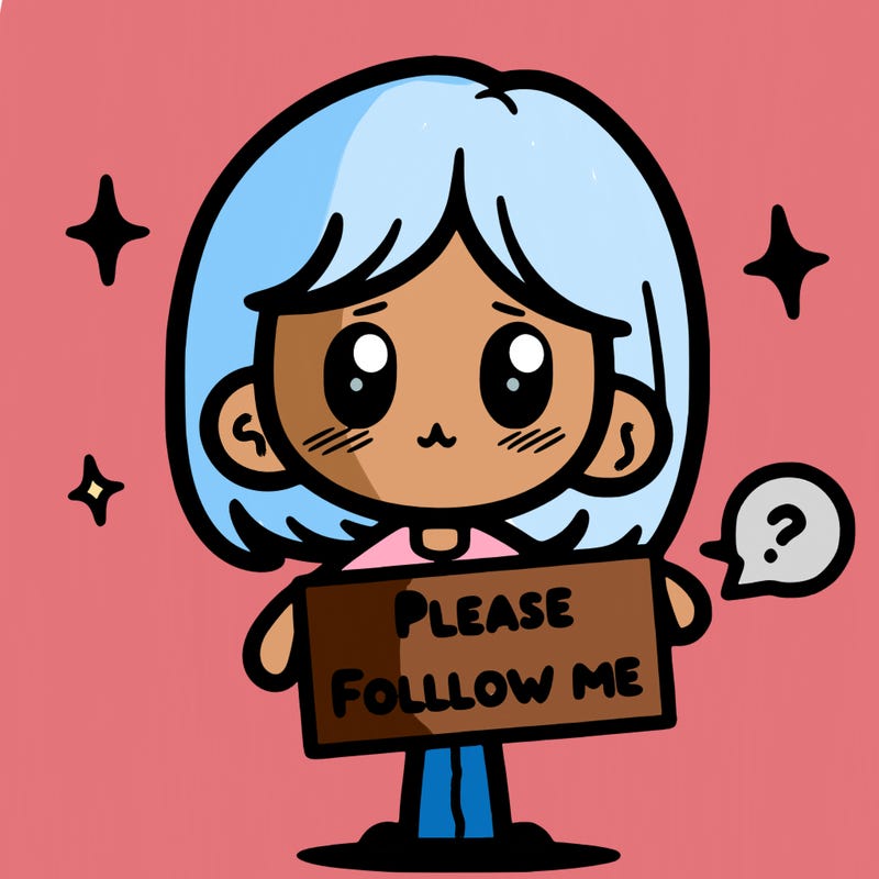 please follow me