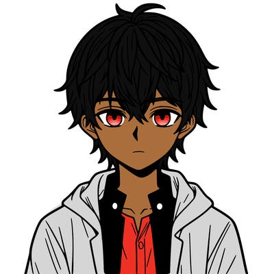 male manga character