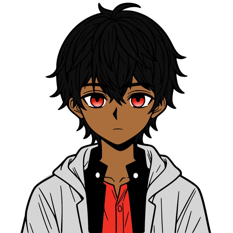 male manga character