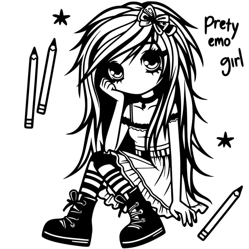 pretty emo girl