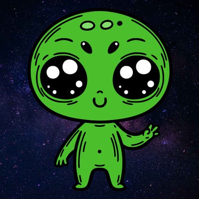 alien cute