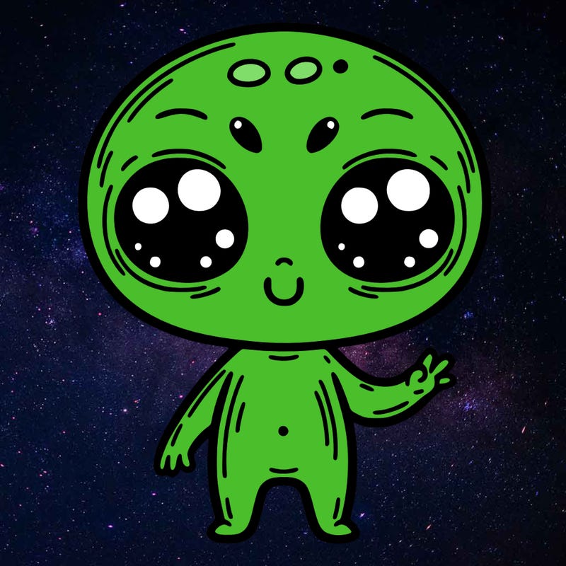 alien cute