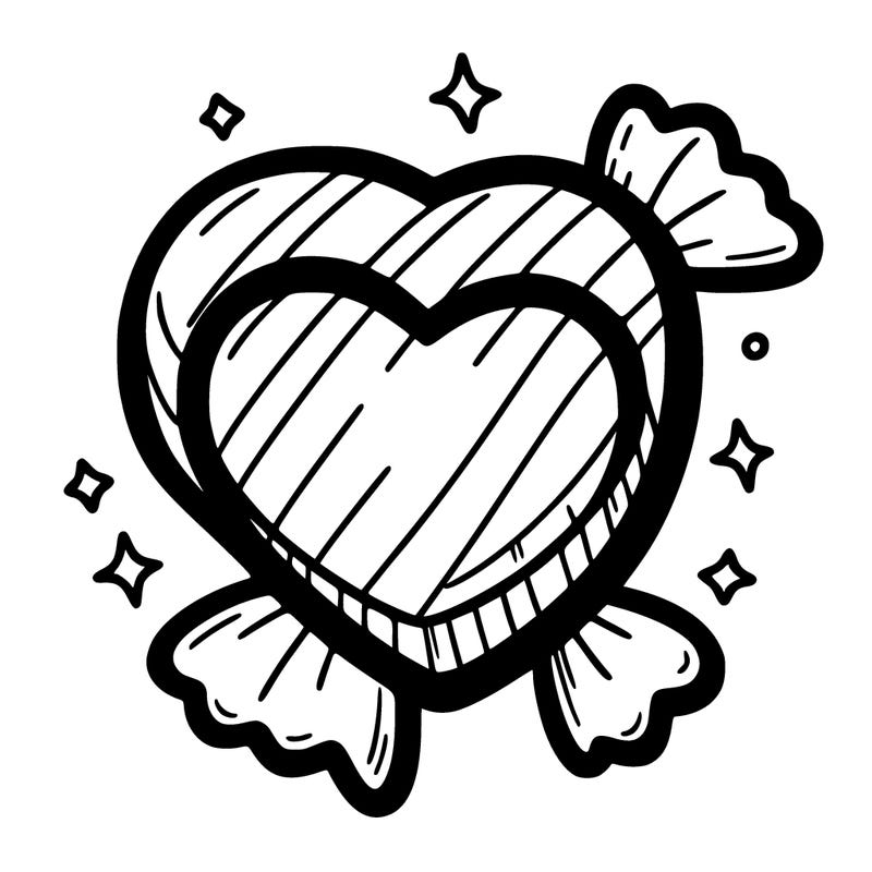 valentine’s day candy heart