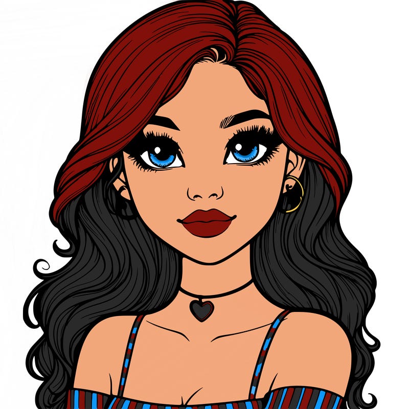 realistic pretty girl