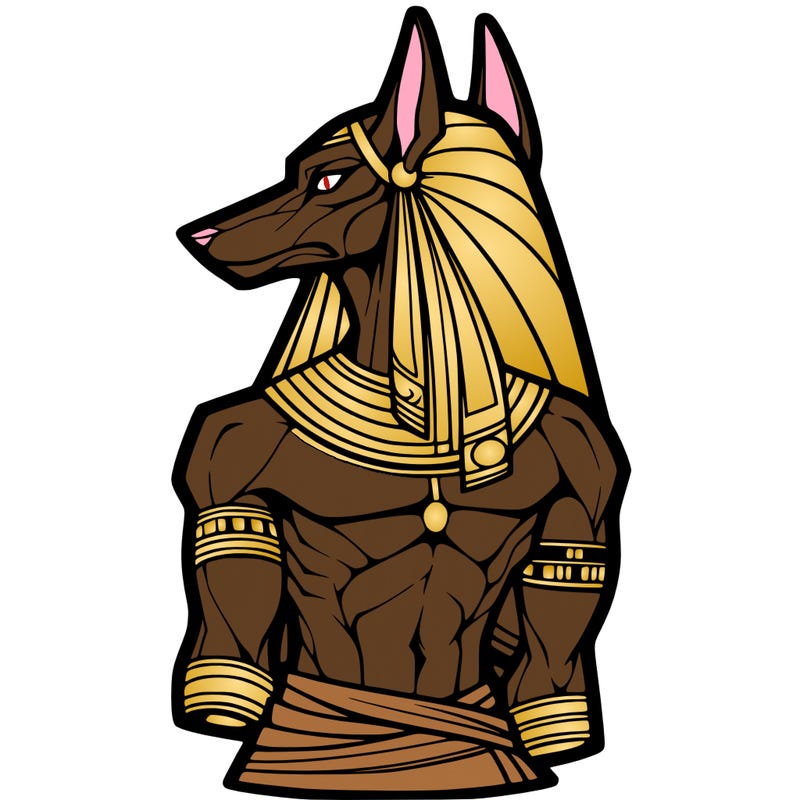 anubis in human form