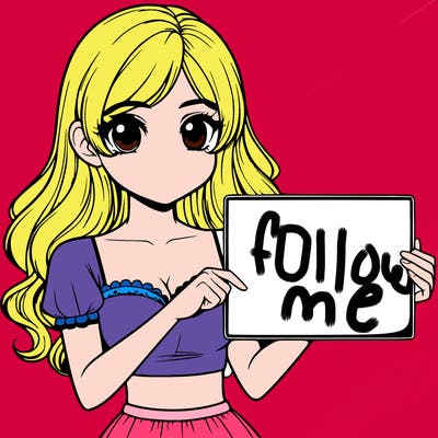 realistic pretty girl holding blank sign