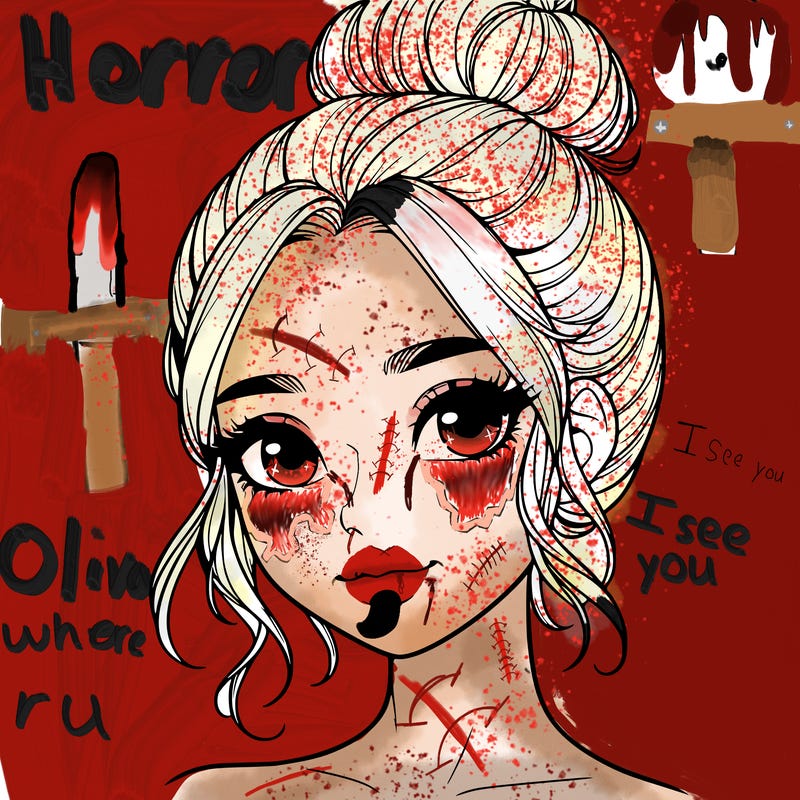 realistic pretty girl with hair in bun