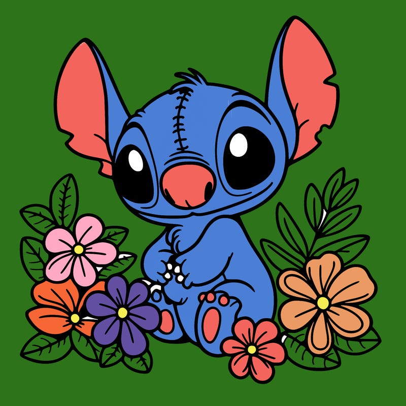 stich and flowers