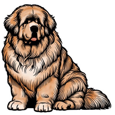 realistic newfoundland dog