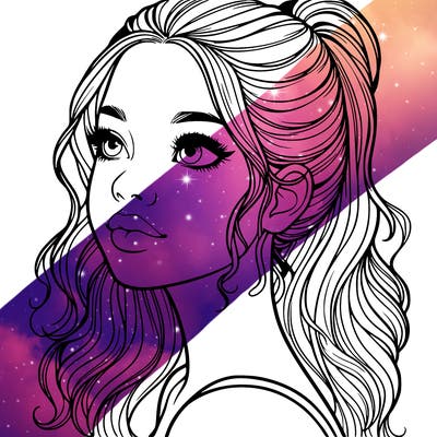 beautiful realistic girl