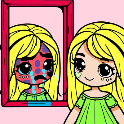 mirror pic of a girl