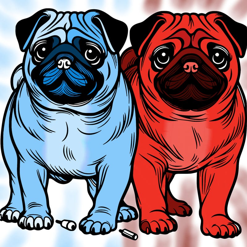 pug dogs