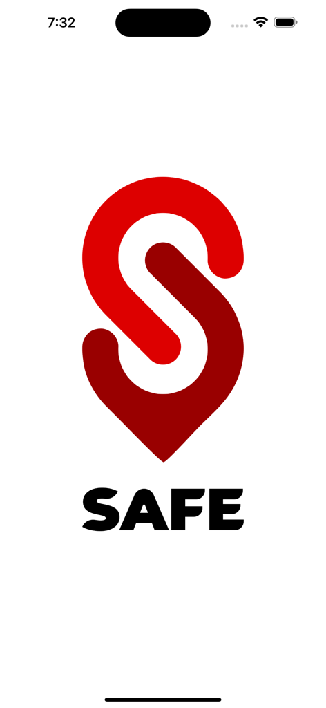 Safe ET - Safe ET app splash screen featuring the red S logo and Safe text