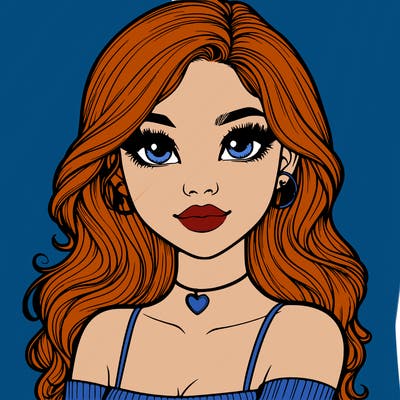 realistic pretty girl