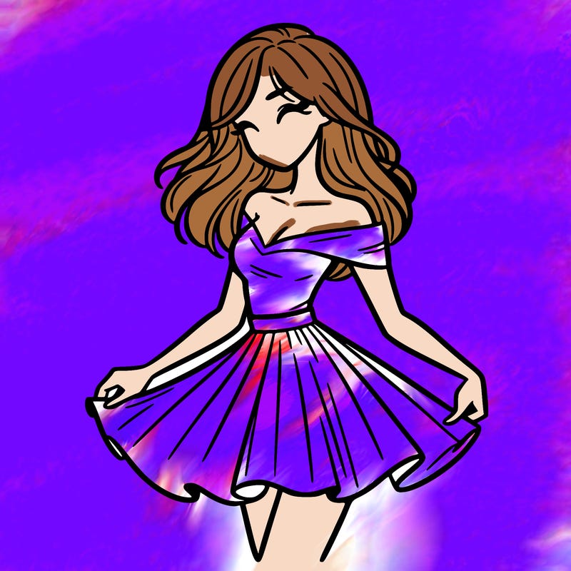 woman in skirt