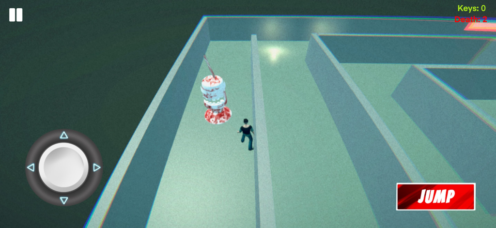 Monster Chase: Maze Runner 3D - Gameplay of Monster Chase Maze Runner 3D showing a character navigating a maze near a monster trap