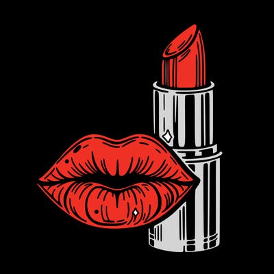 lips and lipstick