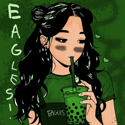 aesthetic realistic girl with boba