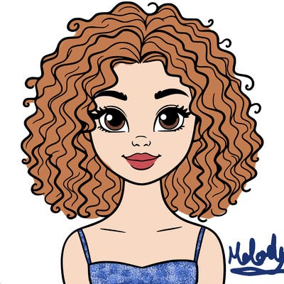 woman with curly hair