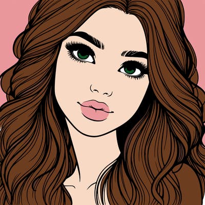 beautiful realistic girl