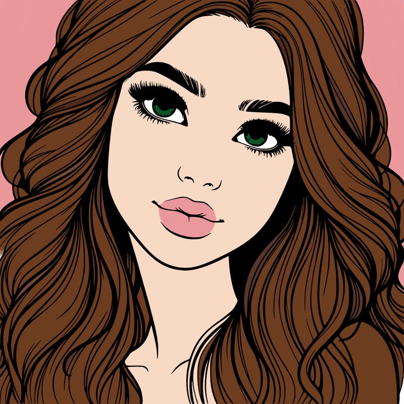 beautiful realistic girl