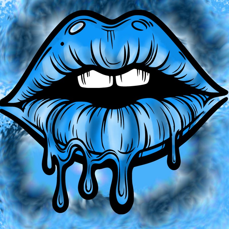 lips that look realistic and drip