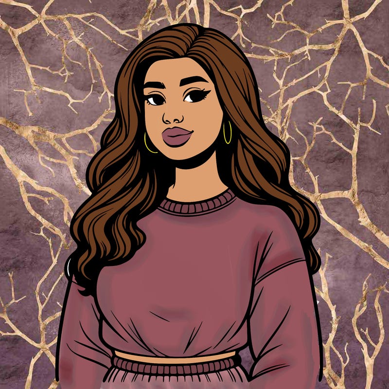 peruvian girl with bust and beautiful lips full body and sweatshirt with more or less long hair