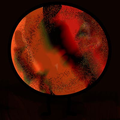 a plain circle with nothing else