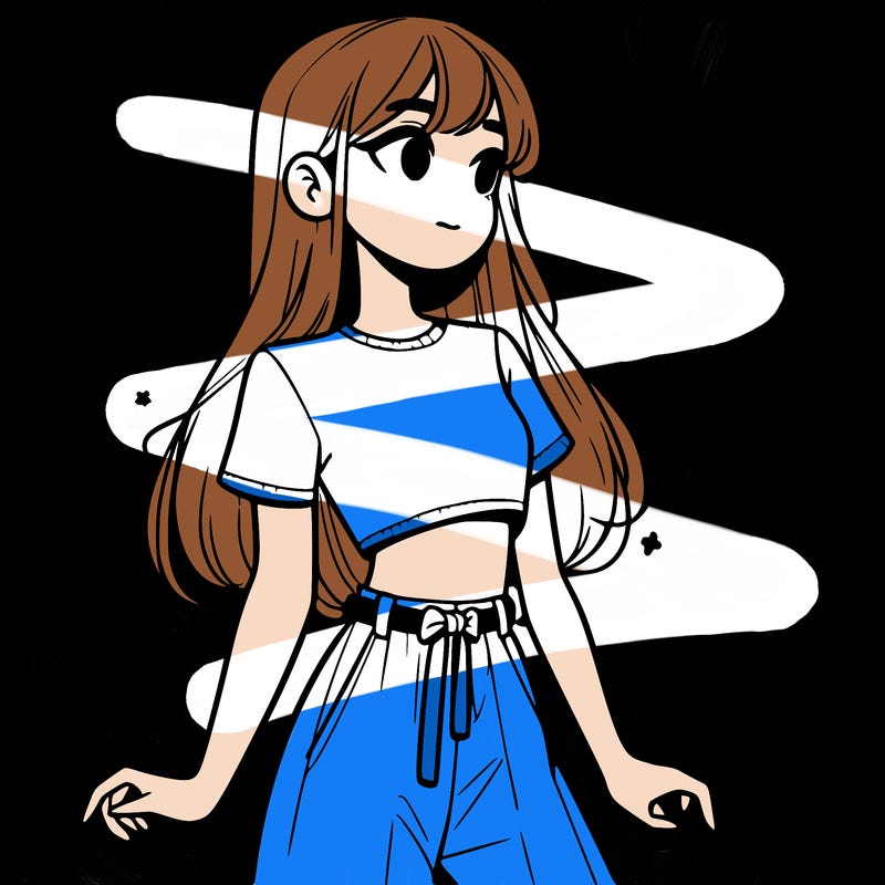 girl in a cute crop top