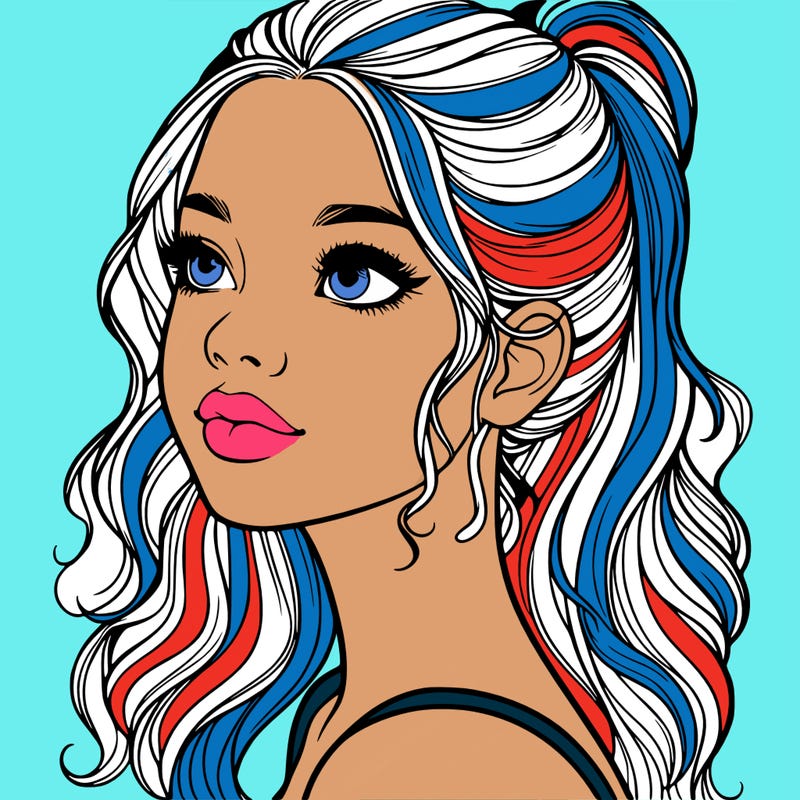 beautiful realistic girl