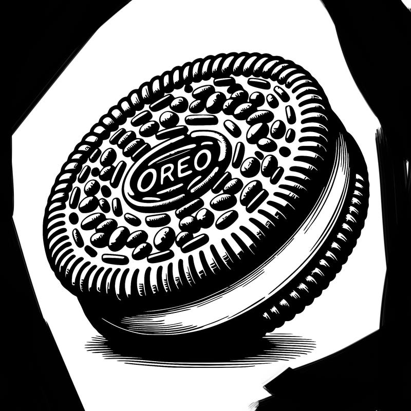realistic oreo