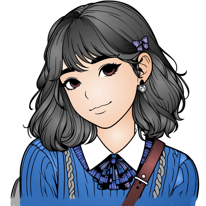 realistic preppy girl