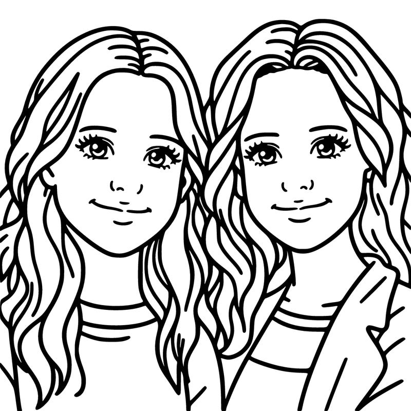 two friends both girls