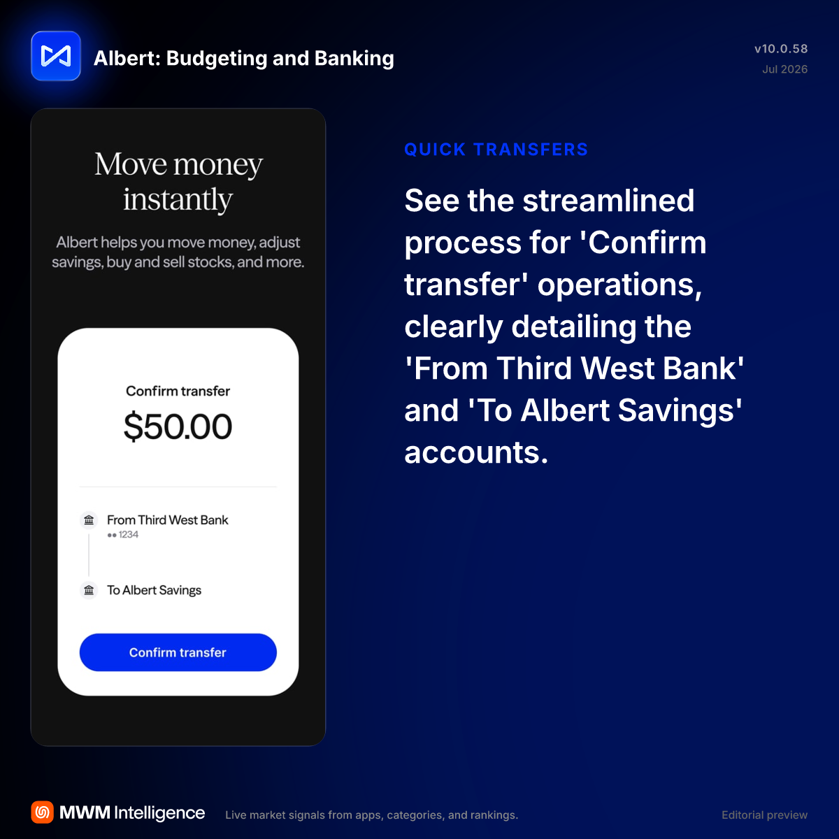 Albert: Budgeting and Banking - Finance App | MWM