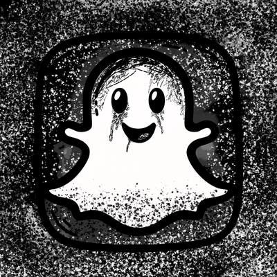 the original snap chat logo