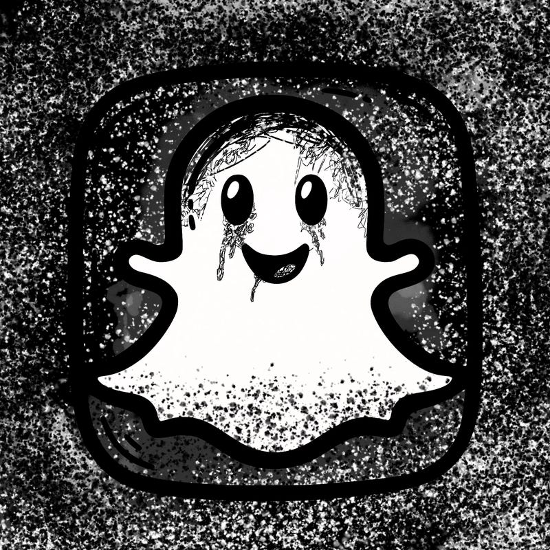 the original snap chat logo