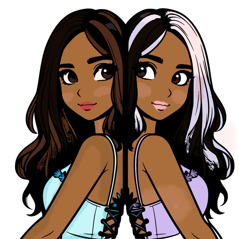 a realistic girl split