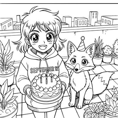 cute anime september 12 girl