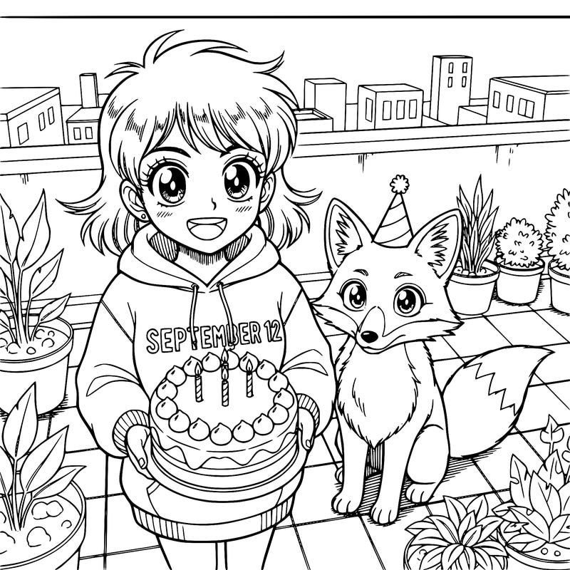 cute anime september 12 girl